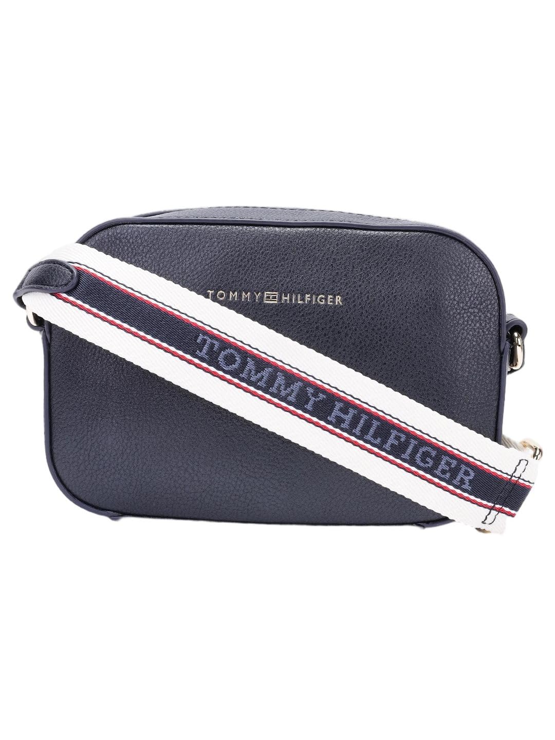 Solid Blue Pu Crossbody Bag-image-36