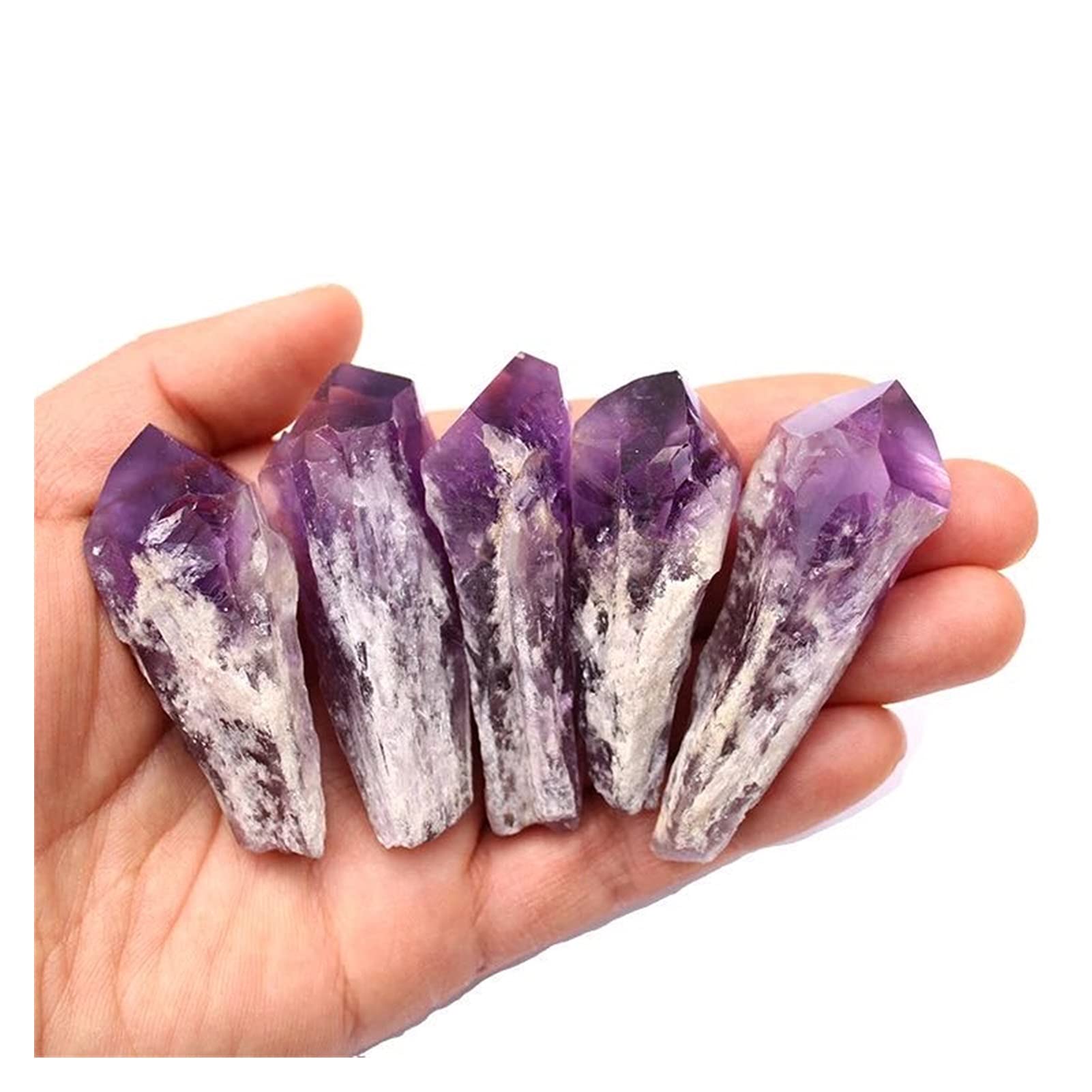 Amatista natural cruda y cristales en bruto para decorar un rincón de meditación y yoga