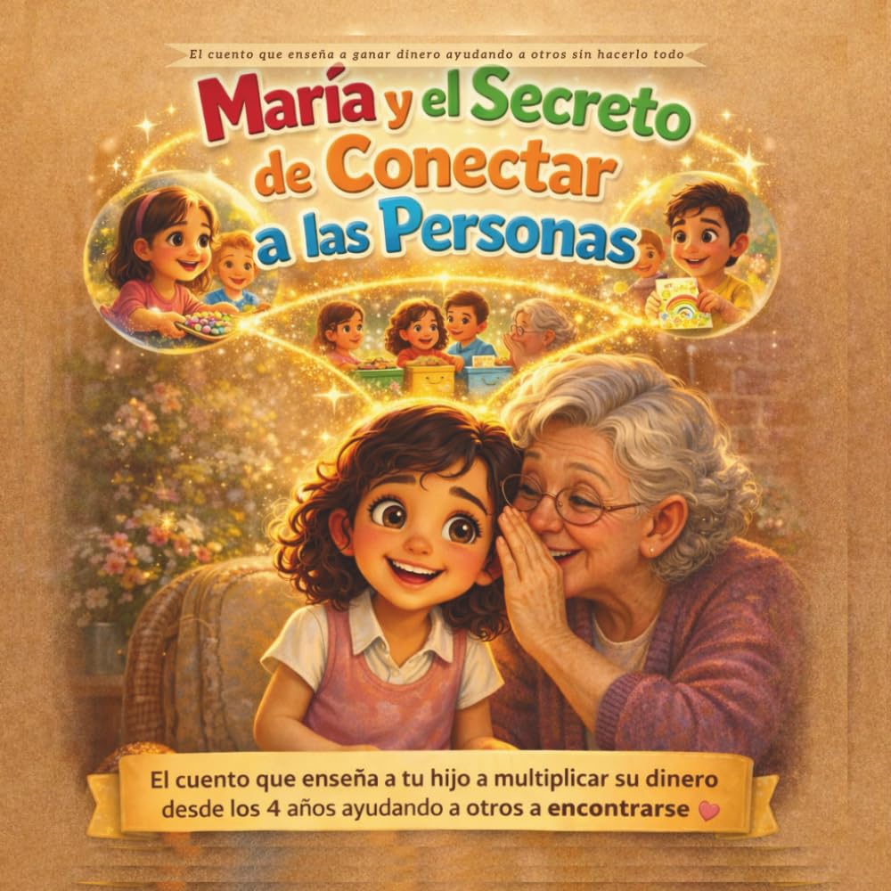 María y el Secreto de Conectar a las Personas: El cuento que enseña a tu hijo a ganar dinero ayudando a otros sin hacerlo todo desde los 4 años (Pequeños Genios del Dinero)