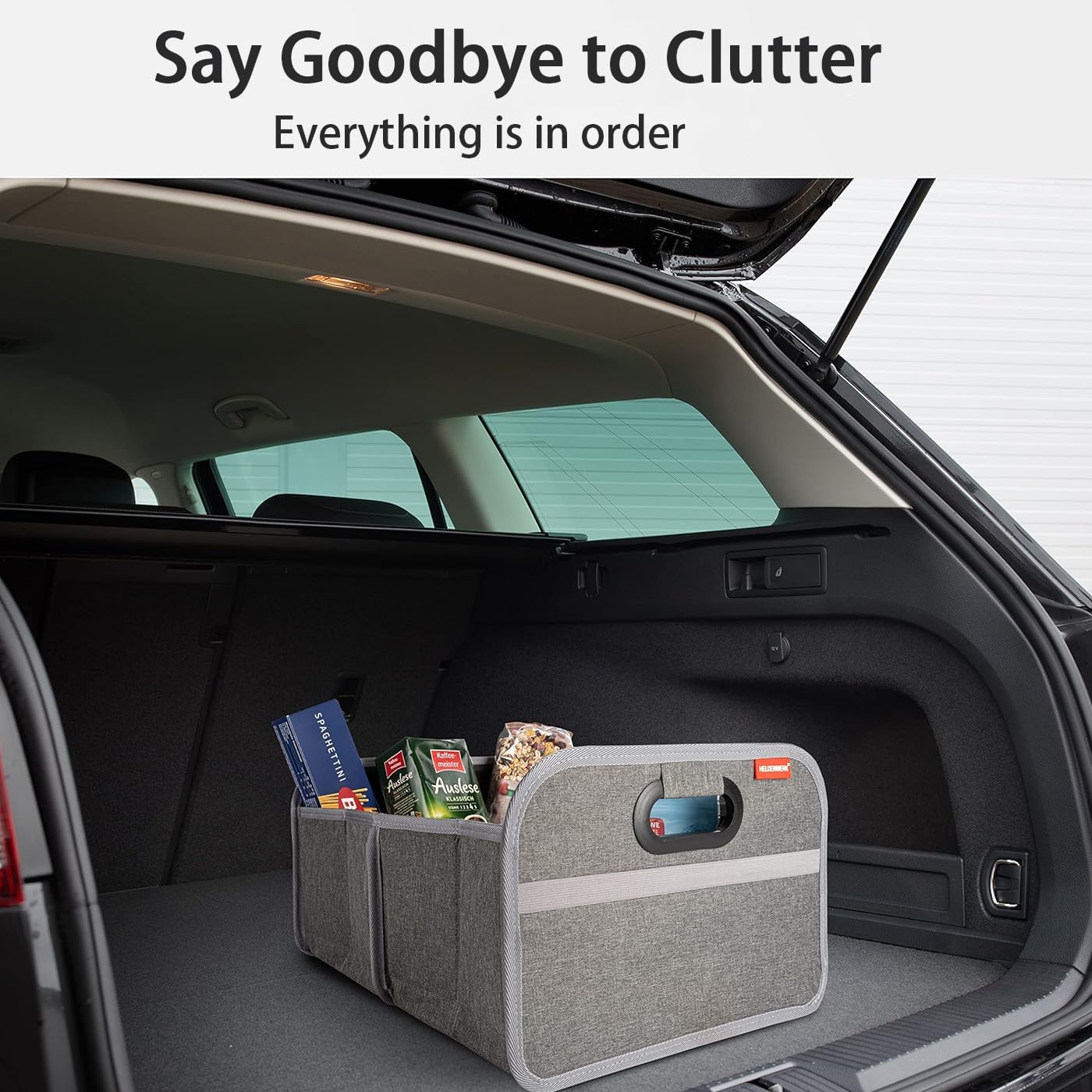 Sac De Rangement Pliable Pour Coffre De Voiture – Organisateur Universel Noir