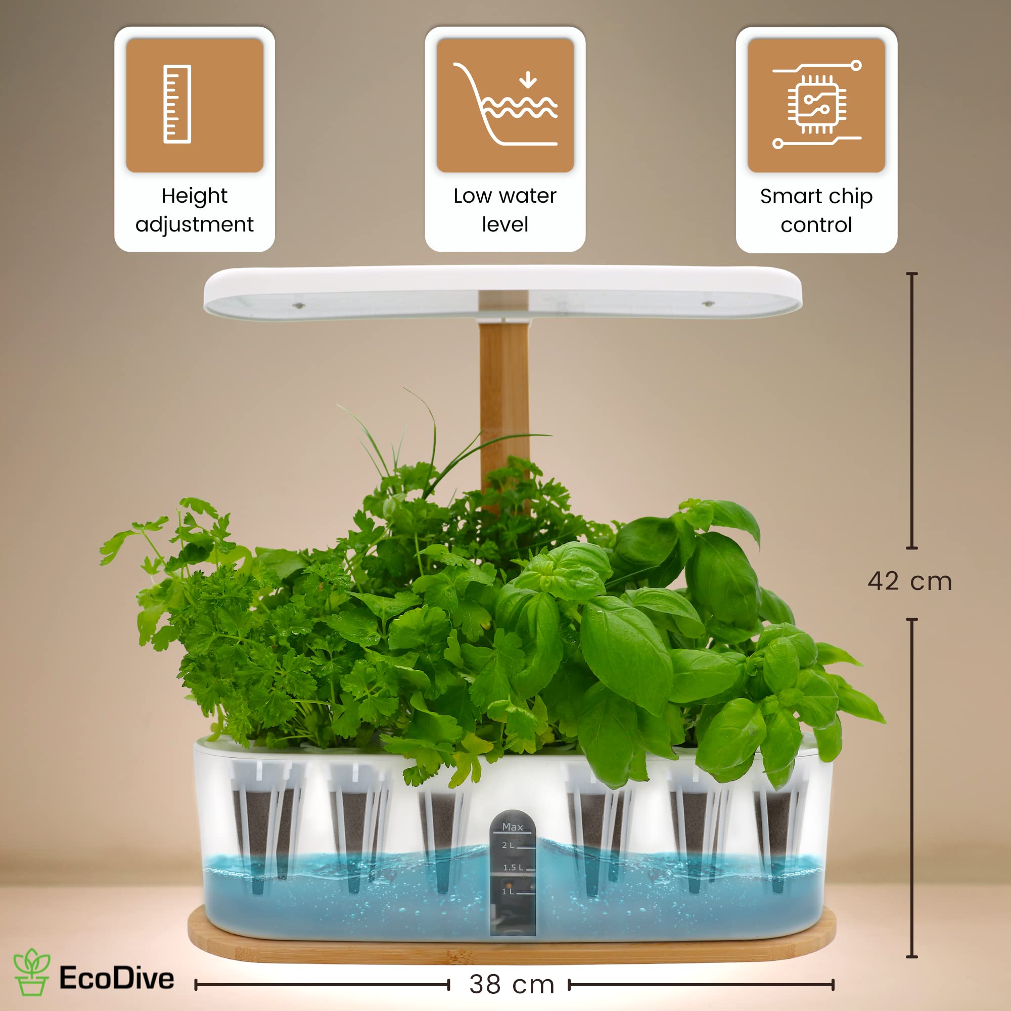 Serre Intérieure Dafne Avec Lumière LED - Système Hydroponique Automatique Pour Plantes