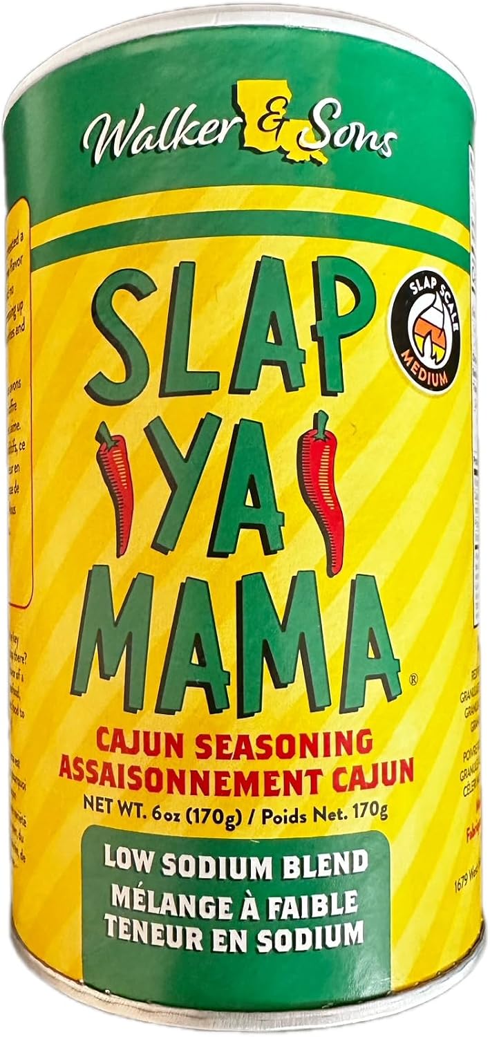 SLAP YA MAMA LOW SODIUM CAJUN SEASONING - 6 OZ.