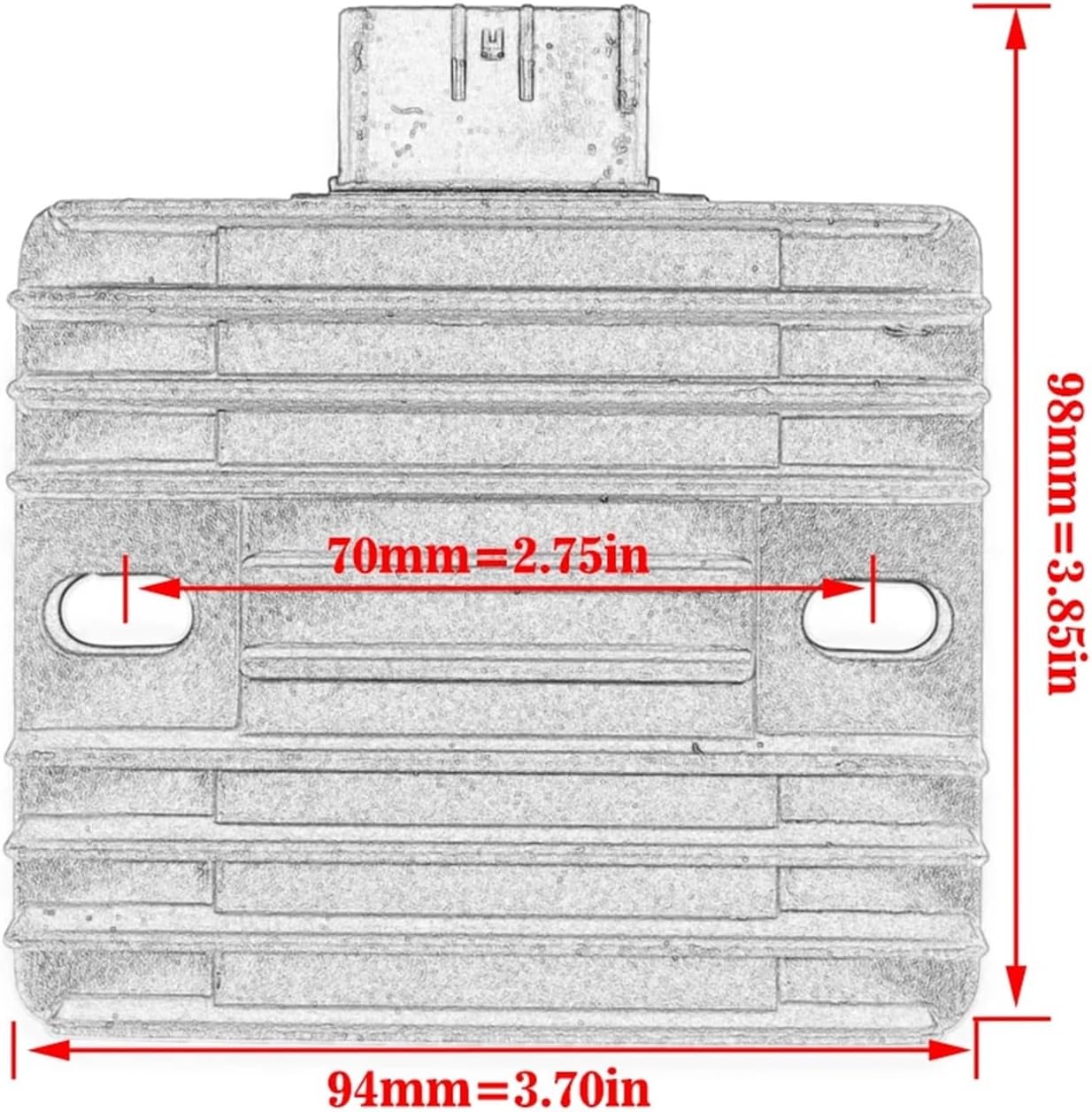 SH678A-12 Motorcycle Regulator Rectifier 1Pcs