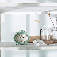 Vista 4 de NIKKY HOME Reloj de mesa estilo vintage