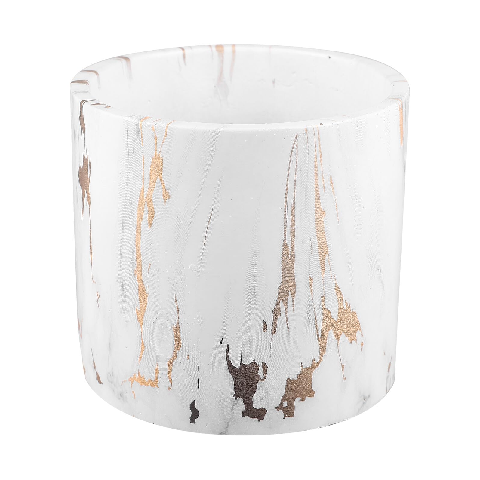 Pot de fleurs céramique marbre grand format pour décor de maison
