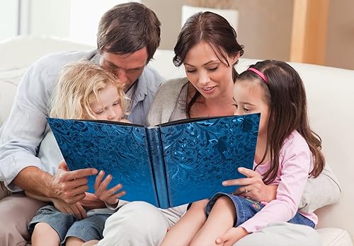 Miniatura 6 de Recutms - Álbum para 600 fotos, de cuero sintético, cosido, para 5 fotos de 10 x 15 cm por página, regalo para madres, padres