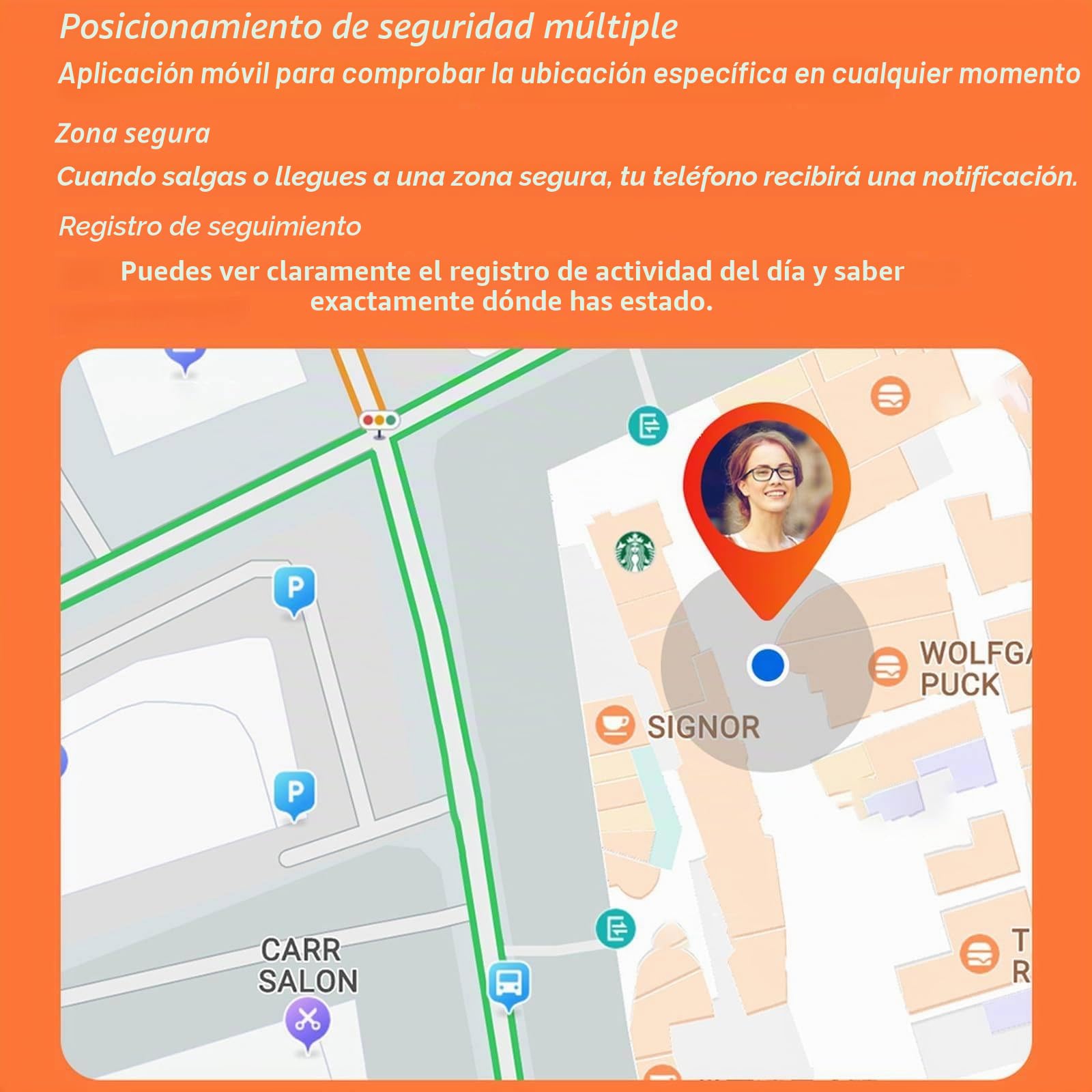 Reloj inteligente GPS para personas mayores con botón SOS, teléfono HD, recordatorio de caídas y recordatorios inteligentes para Alzheimer y demencia