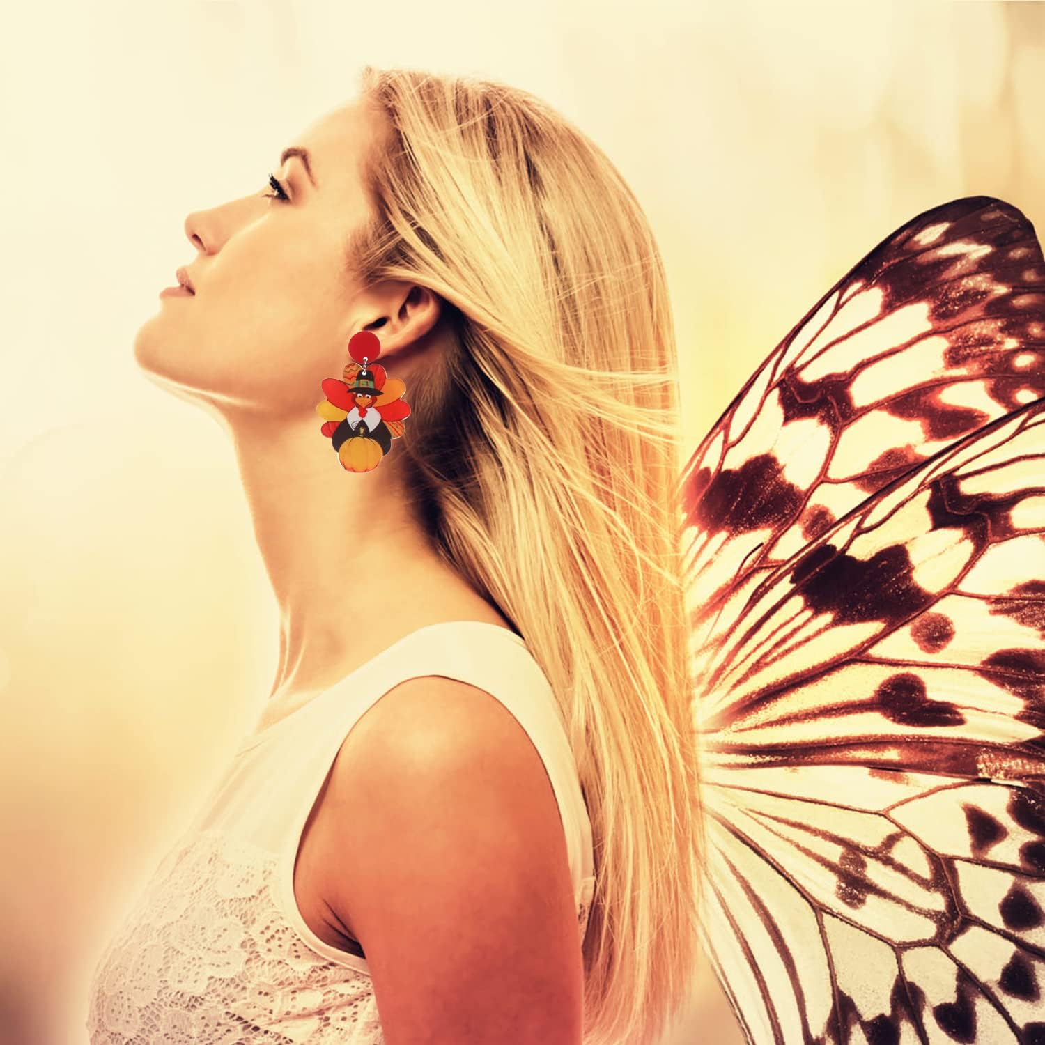 Cooluckday St. Patrick's Day Earrings for Women St. Patrick's Day Accessories Shamrock Clover Irish Earrings Green Earrings for Women St Patricks Day Jewelry Drop Dangle Earrings - Image 4