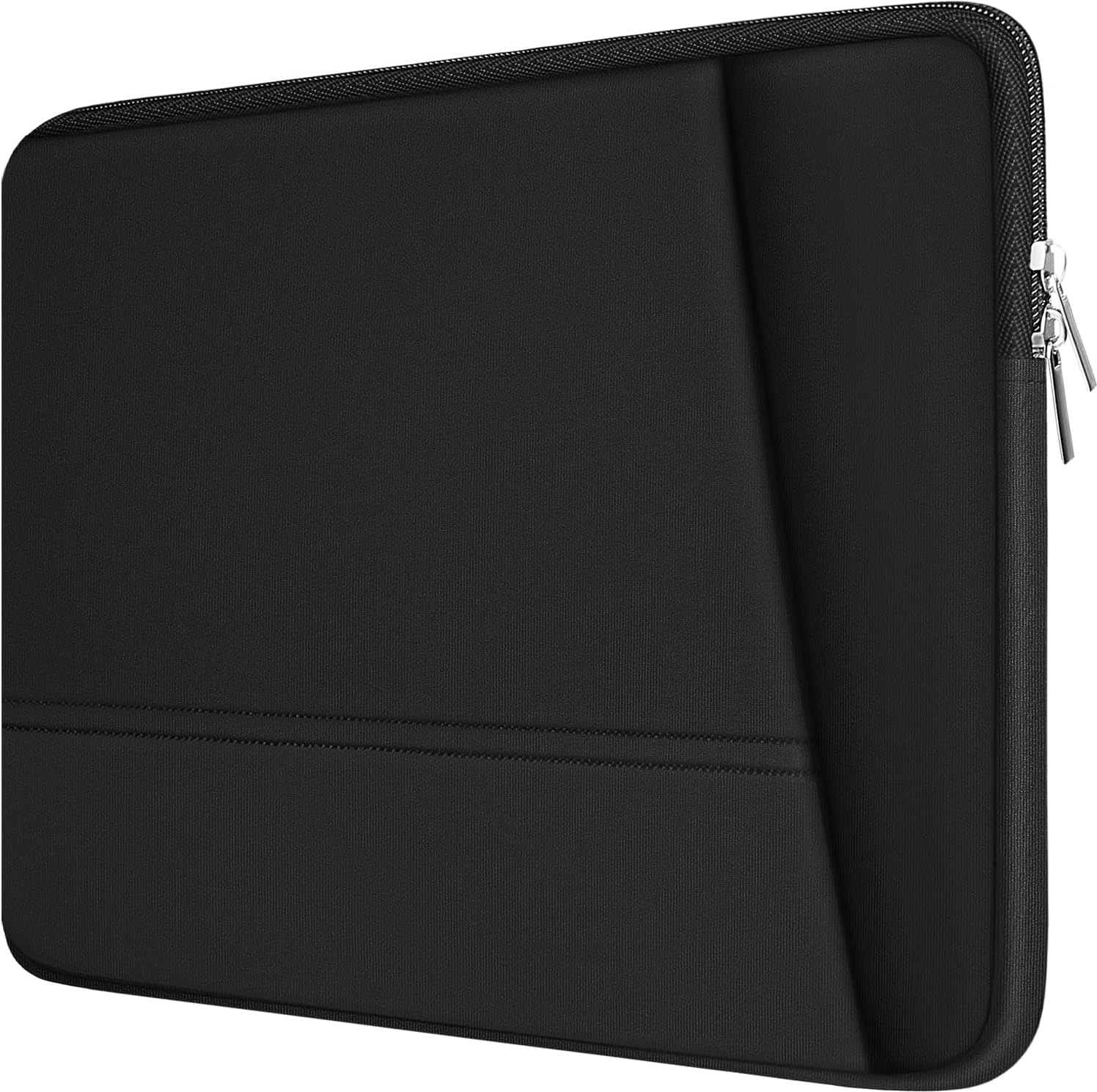 TEDNETGO Laptop Sleeve 15.6 inch, Upgrade Sturdy Portable Monitor Computer Laptop Case, Carrying Sleeve Bag Briefcase Bag 15.6'' with Pockets for MacBook PC Mac HP Lenovo Dell Asus Xbox Switch, Black