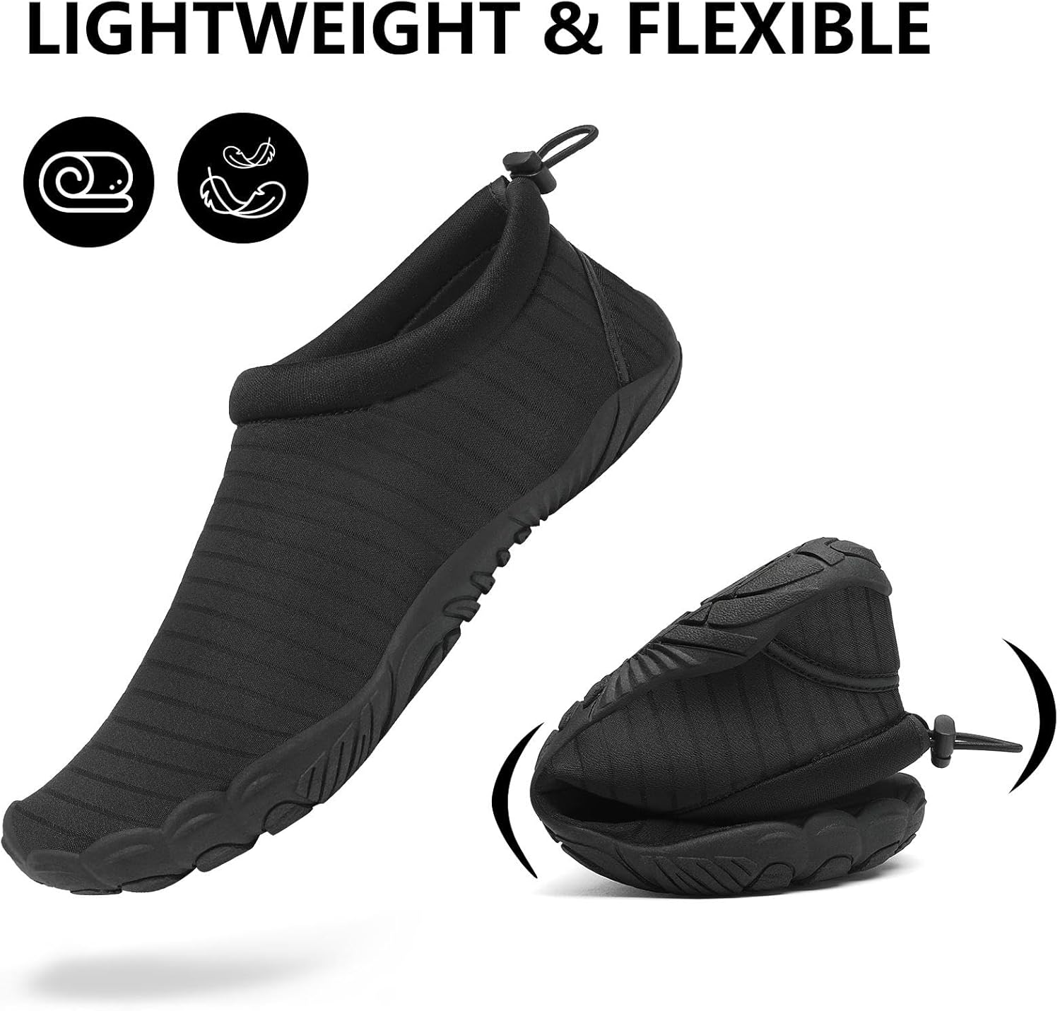 Mishansha Womens Mens Water Swim Shoes Wide Toe Box Barefoot Shoes US Size 5.5-13.5 Women / 3-11.5 Men - Image 6