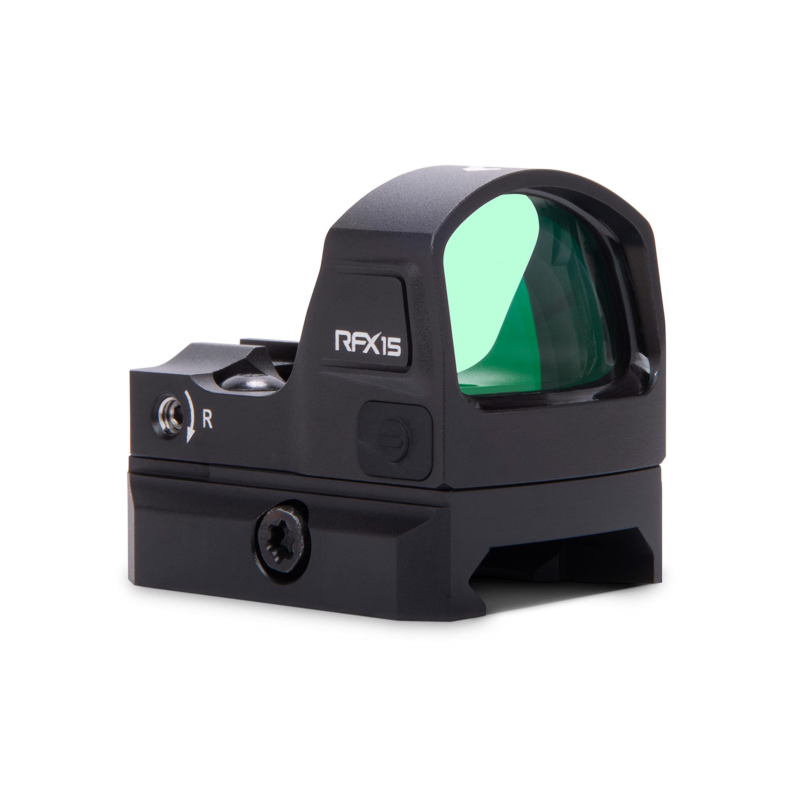 Viridian RFX15 1x17 Micro Green Dot, Shield Mounting Pattern, Featuring Instant-ON