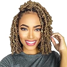 12 Inch Butterfly Locs Crochet Hair for Black Women 6 Pack Pre Looped (27#)