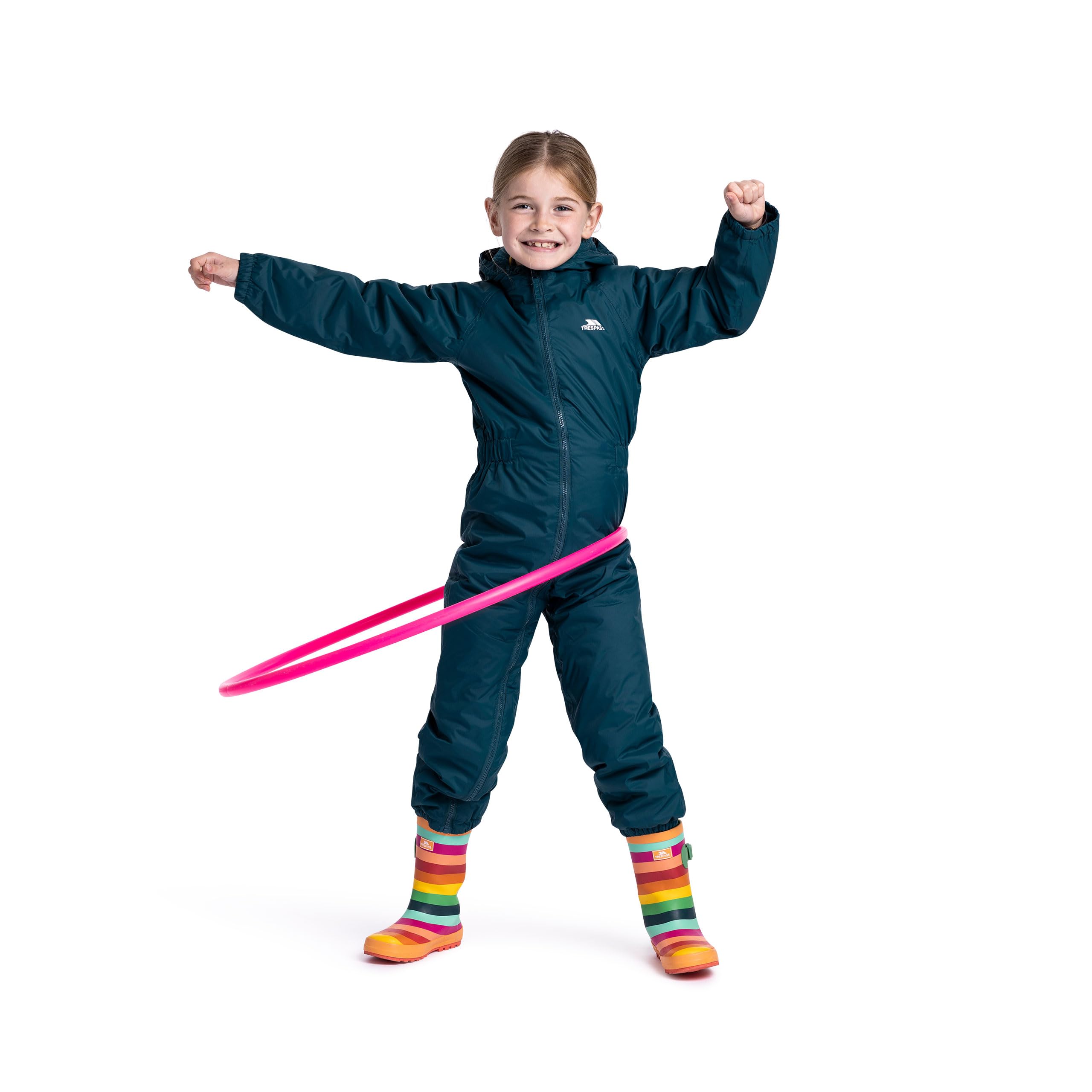 Trespass   Kids Rain Suit Dripdrop Teal 5/6