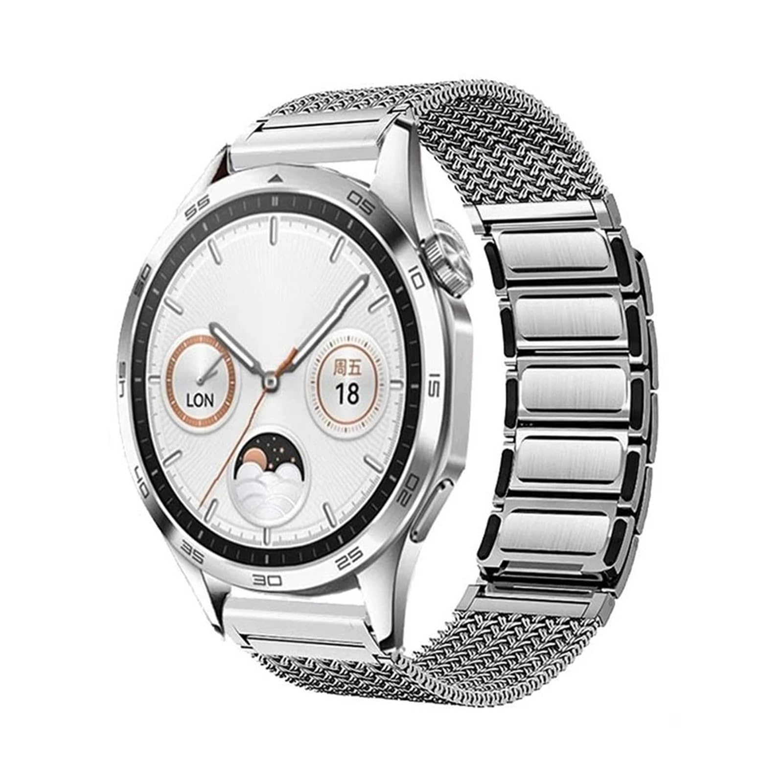 CZKE Bracelet magnétique en acier inoxydable compatible avec la plupart des montres de 22 mm