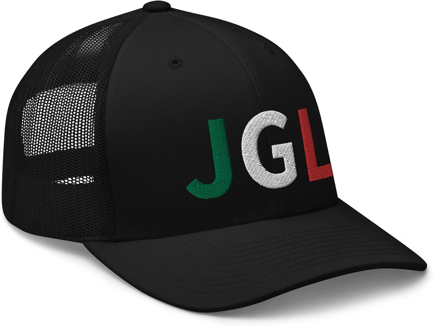 JGL Embroidered Trucker Hat, Chapo Guzman Chapito 701 Snapback Hat Adjustable Cap | Gorra JGL - Image 4