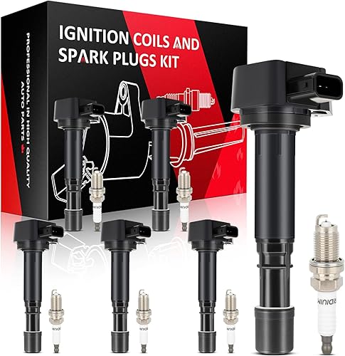 Vista 1971 de SCITOO 1 bobinas de encendido con 4 bujías de iridio para Chevrolet 2011-2015 Cruze 1.4L 2016 Cruze Limited 1.4L 2012-2020 Sonic 1.4L 2013-2021 Trax