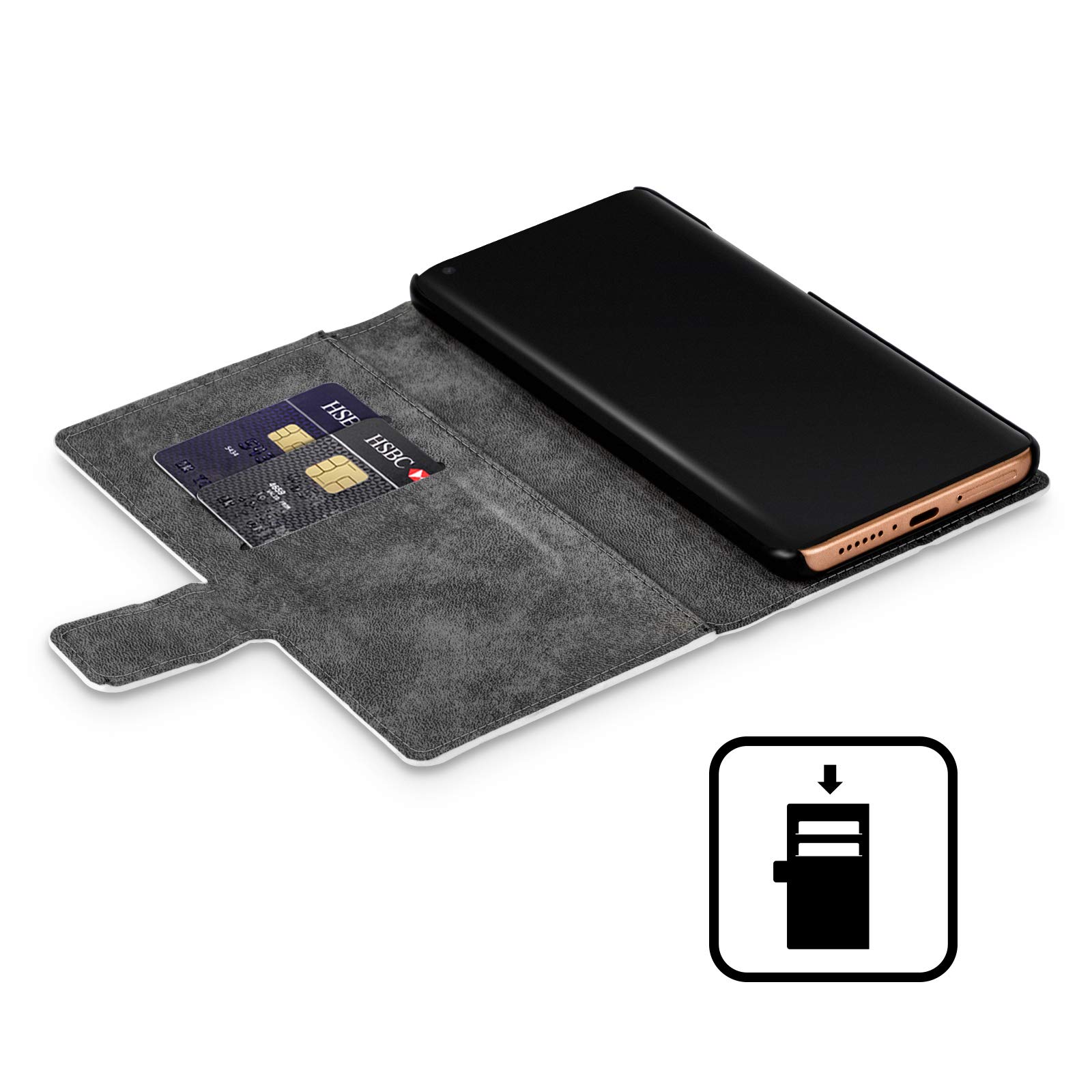 Head Case Designs Officially Licensed Scotland National Football Team Oversized Logo 2 Leather Book Wallet Case Cover Compatible with Xiaomi Redmi Note 13 Pro Plus 5G