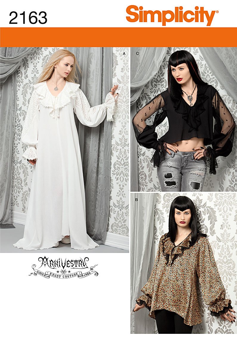 Patron de couture Simplicity 2163 pour costume de femme en tailles 34 à 40