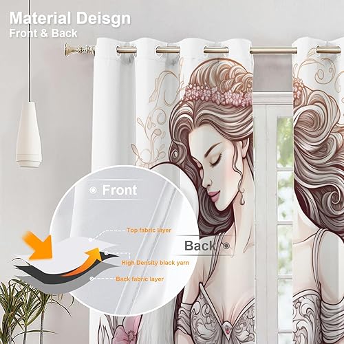 Miniatura 832 de Cenefas de cocina modernas con patrón de cobre marrón dorado para ventanas, cenefas opacas abstractas de marcas de arañazos y cortinas opacas