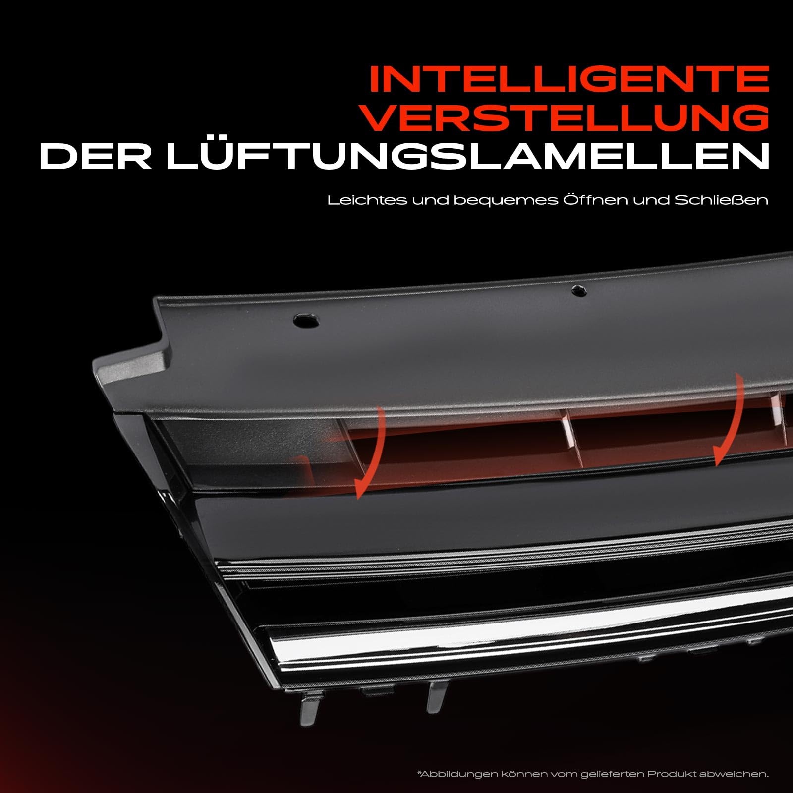 Frankberg Lüftungsgitter Stoßfänger Frontverkleidung Vorne Kompatibel mit Golf Alltrack BA5 BV5 Van VII Variant BA5 VII 5G1 BE1 BE2 BQ1 BA5 BV5 Replace# 5G0853651GZLL