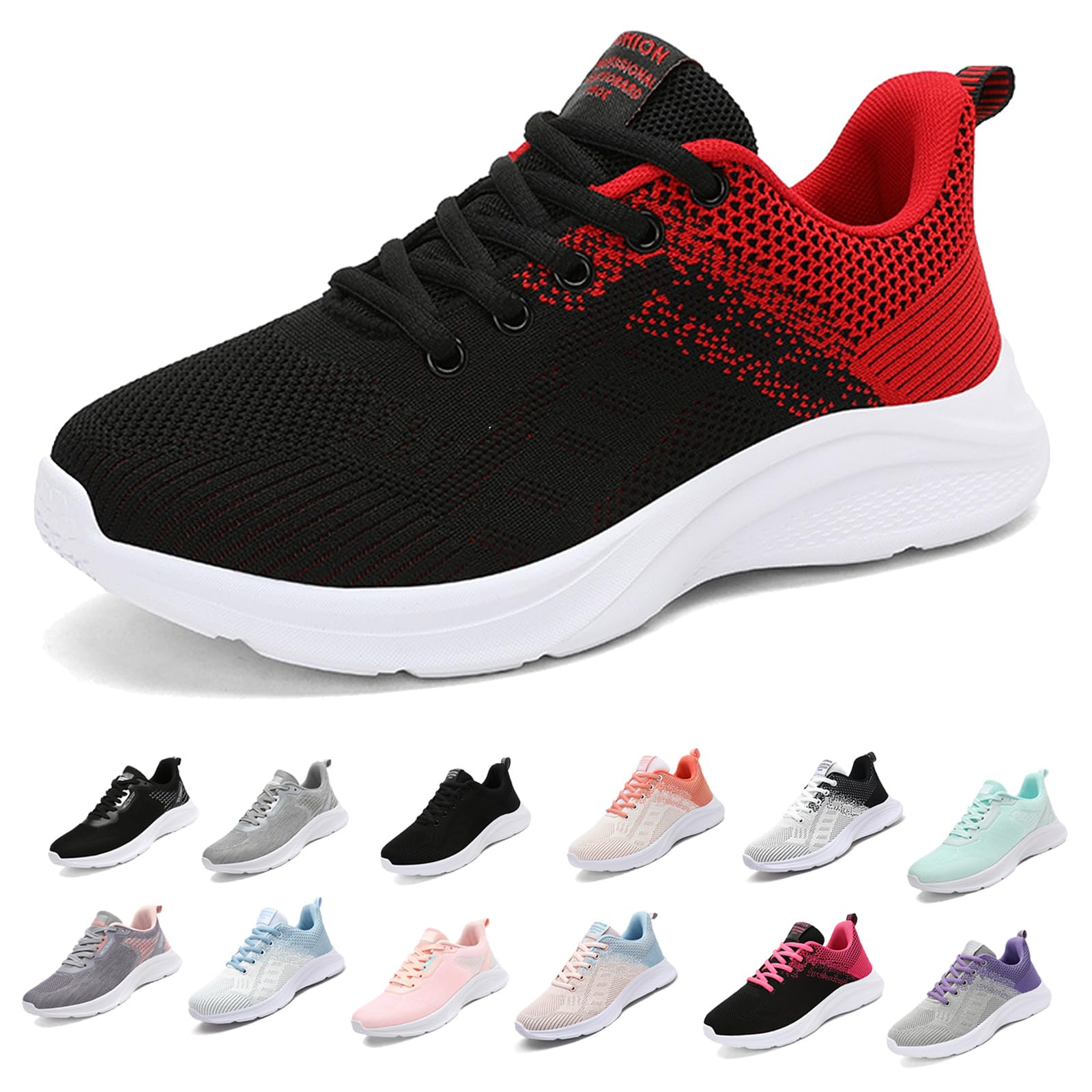MIDQCGL Uomo Donna Scarpe Sportive Donna Scarpe da Ginnastica Corsa Sportive Fitness Running Sneakers Scarpe Basse Casual Walking Trainers 35-45EU