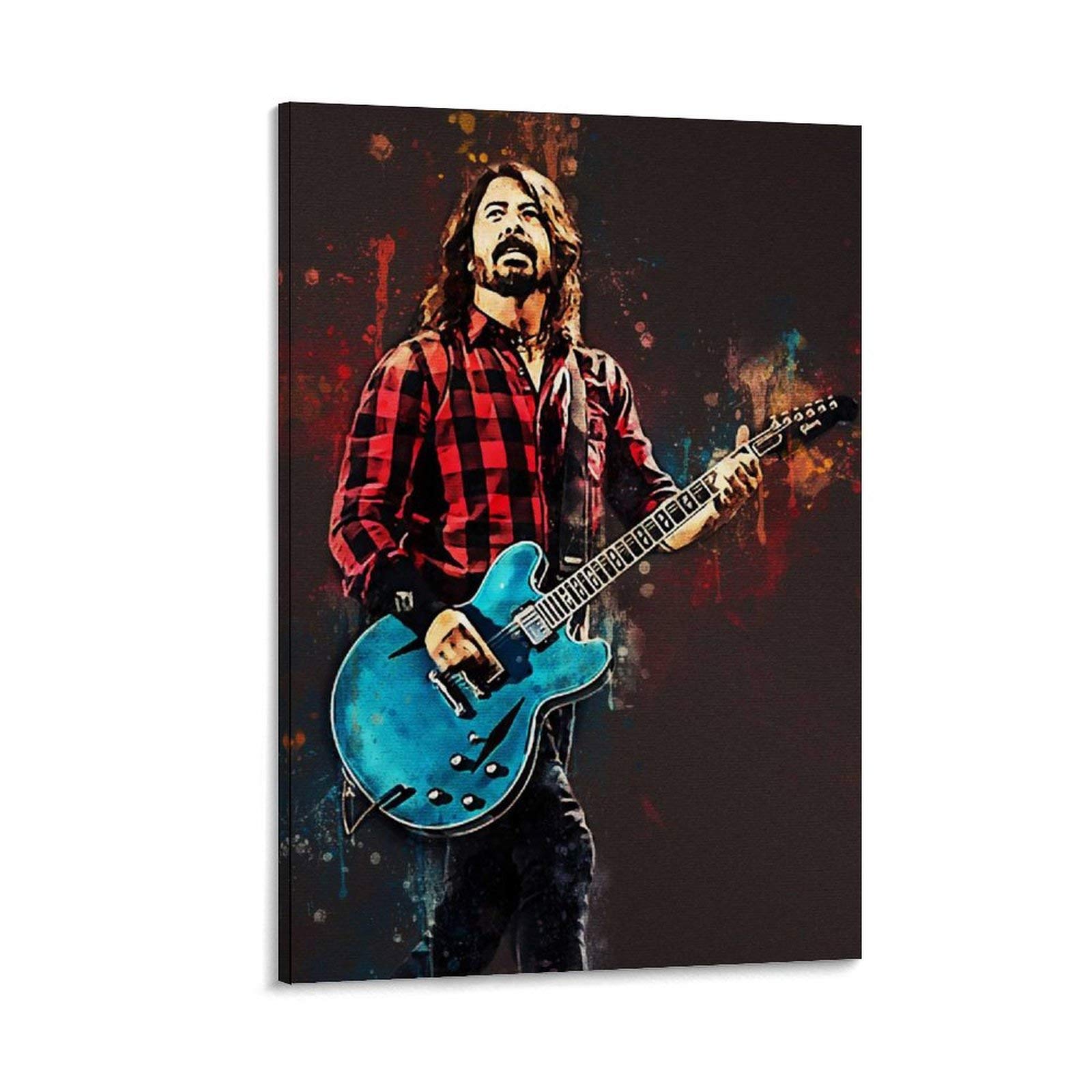 DONGH Dave Grohl Poster Decorative Painting Canvas Wall Art Living Room Posters Bedroom Painting 12x18inch(30x45cm)