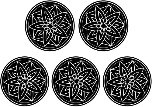 Miniatura 1 de Paquete de 5 placas de metal de montaje, reemplazo universal de disco de metal con adhesivo fuerte para teléfono celular magnético, soporte GPS de