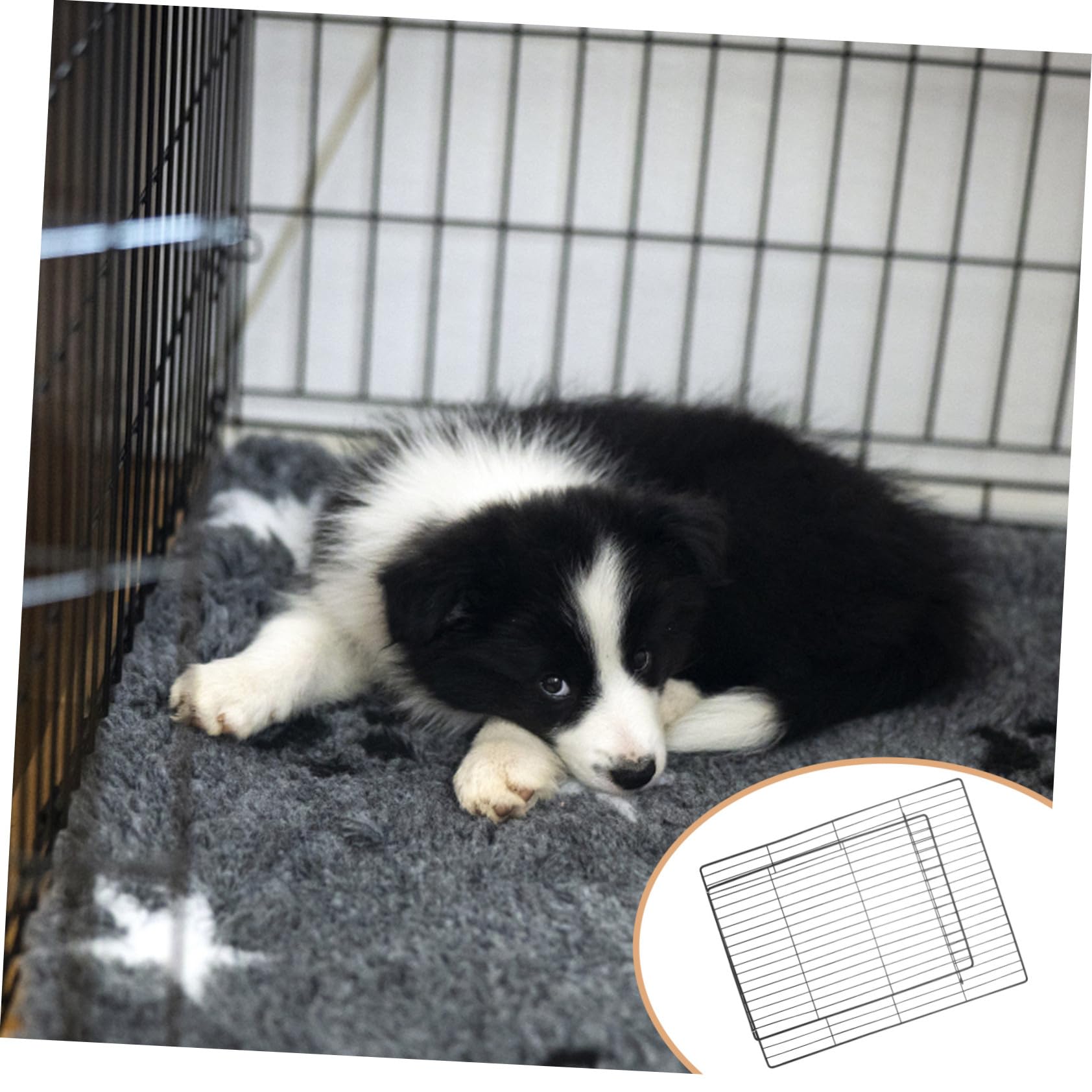 Rete per con Apertura Accessorio Versatile per Gabbie e Recinti Sicurezza per e Grandi Animali Facile da Montare e Compatibile con Box Espandibili