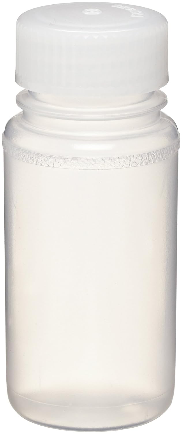 SP Bel-Art Precisionware Wide-Mouth 125ml (4 oz) Autoclavable Polypropylene Bottles; Polypropylene Cap, 38mm Closure (Pack of 12) (F10632-0005)