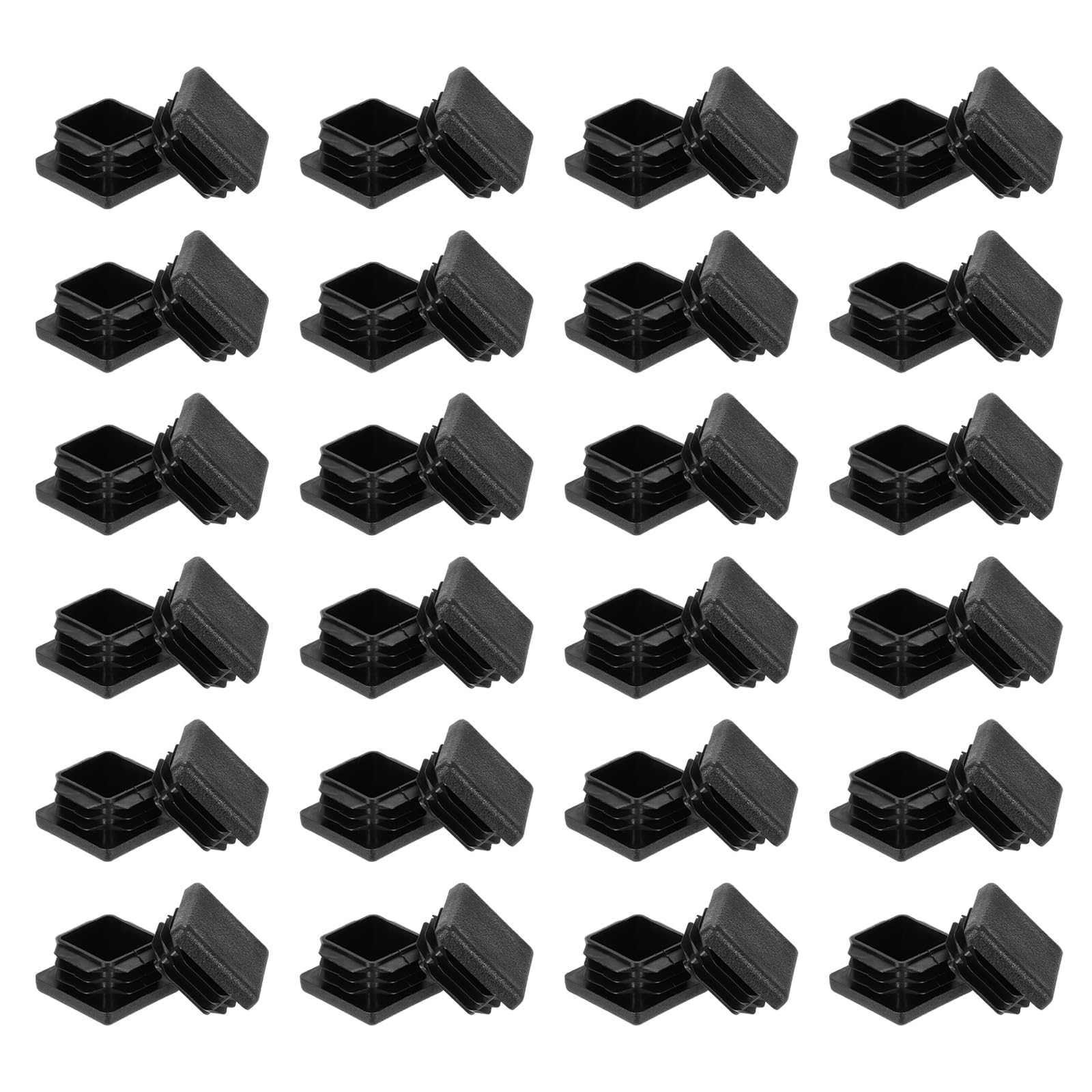 PATIKIL Square Plastic Hole Plugs 1-3/16 Inch