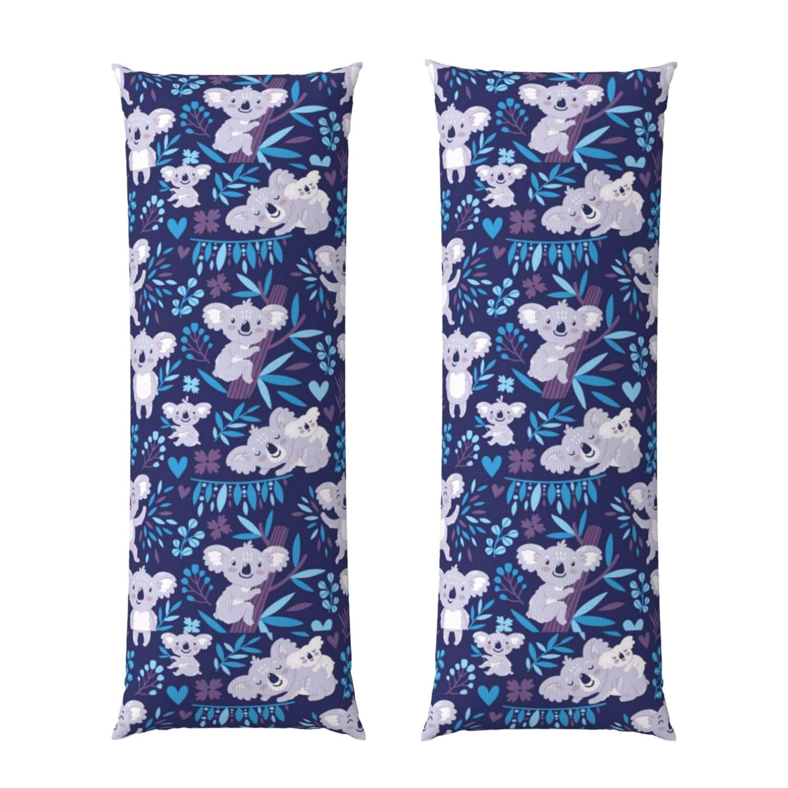 Taie d'oreiller koala mignonne 50x152 cm, cadeau idéal pour enfant