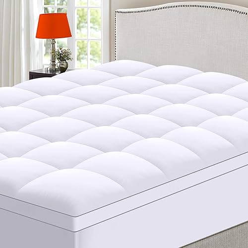 MASVIS Cubrecolchón tamaño Queen para el dolor de espalda, sábana encimera y fundas de almohada suaves, funda de colchón extra gruesa, parte disponible en Yaxa Guatemala