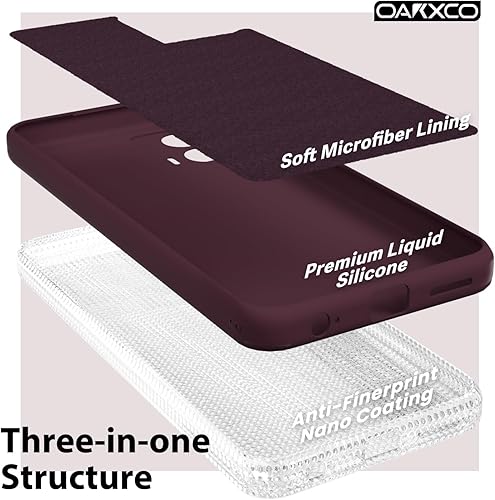 Miniatura 5 de oakxco Funda para teléfono Motorola Moto G 5G 2023 de silicona líquida, bonita funda delgada y delgada de goma suave de poliuretano termoplástico