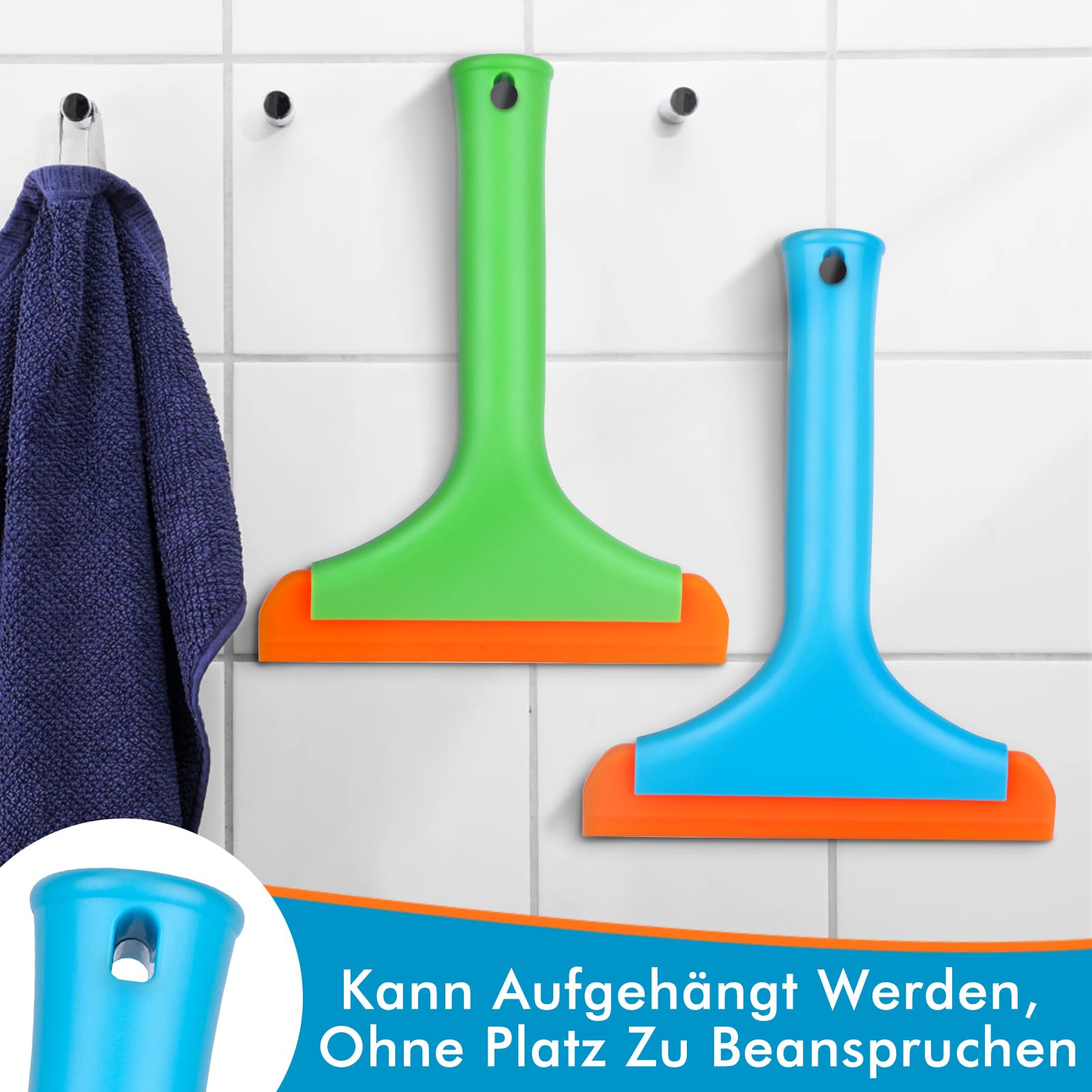 Pack of 2 Silicone Windscreen Squeegee, Car, Non-Slip Small Shower Squeegee,  Window Squeegee, Silicone Shower Squeegee for Bathroom, Kitchen, Car  Window, Mirror Tiles (Blue \u0026 Green) – BigaMart, image size:1601x1601