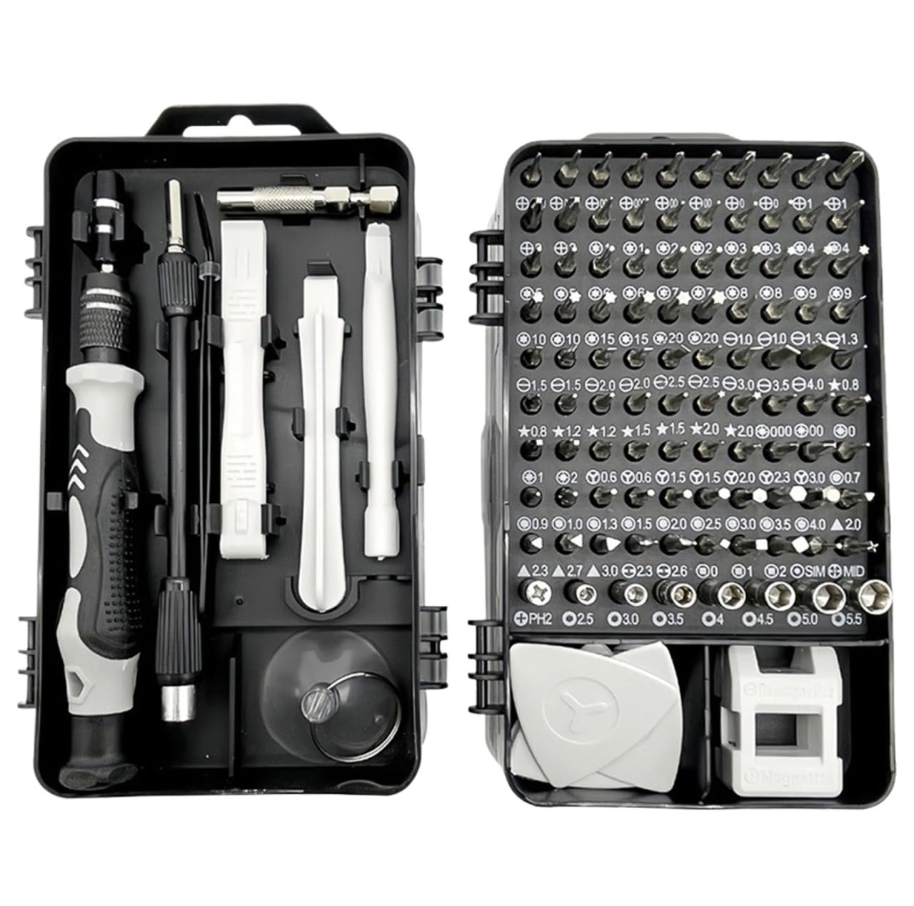 Attrezzi Auto Kit di Utensili Manuali for Uso Domestico da 115 Pezzi con Set Cacciaviti Custodia Portatile Set