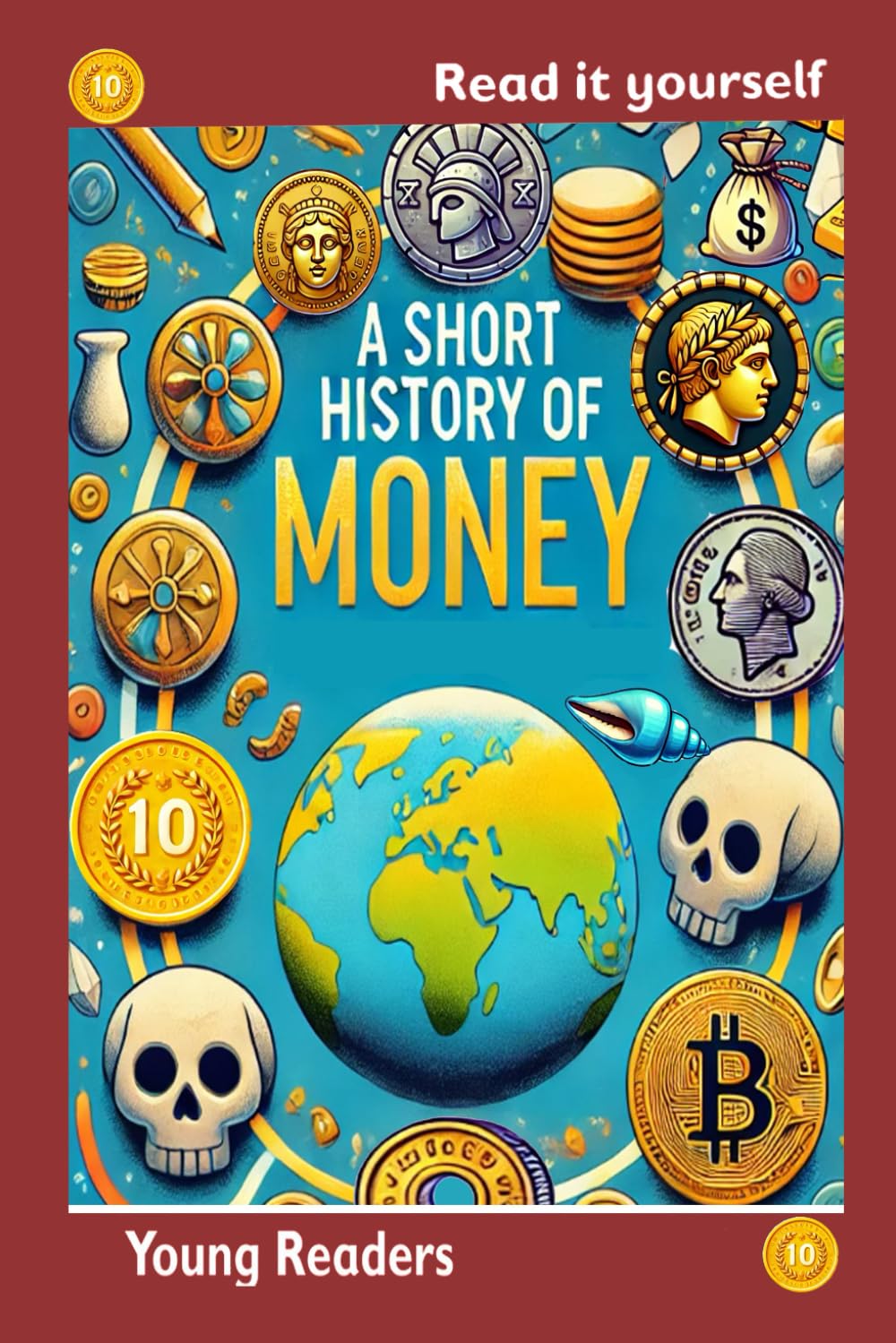 A Short History of Money for Kids - From Shells to Bitcoin: A kids reader to help them learn about the past and future of money