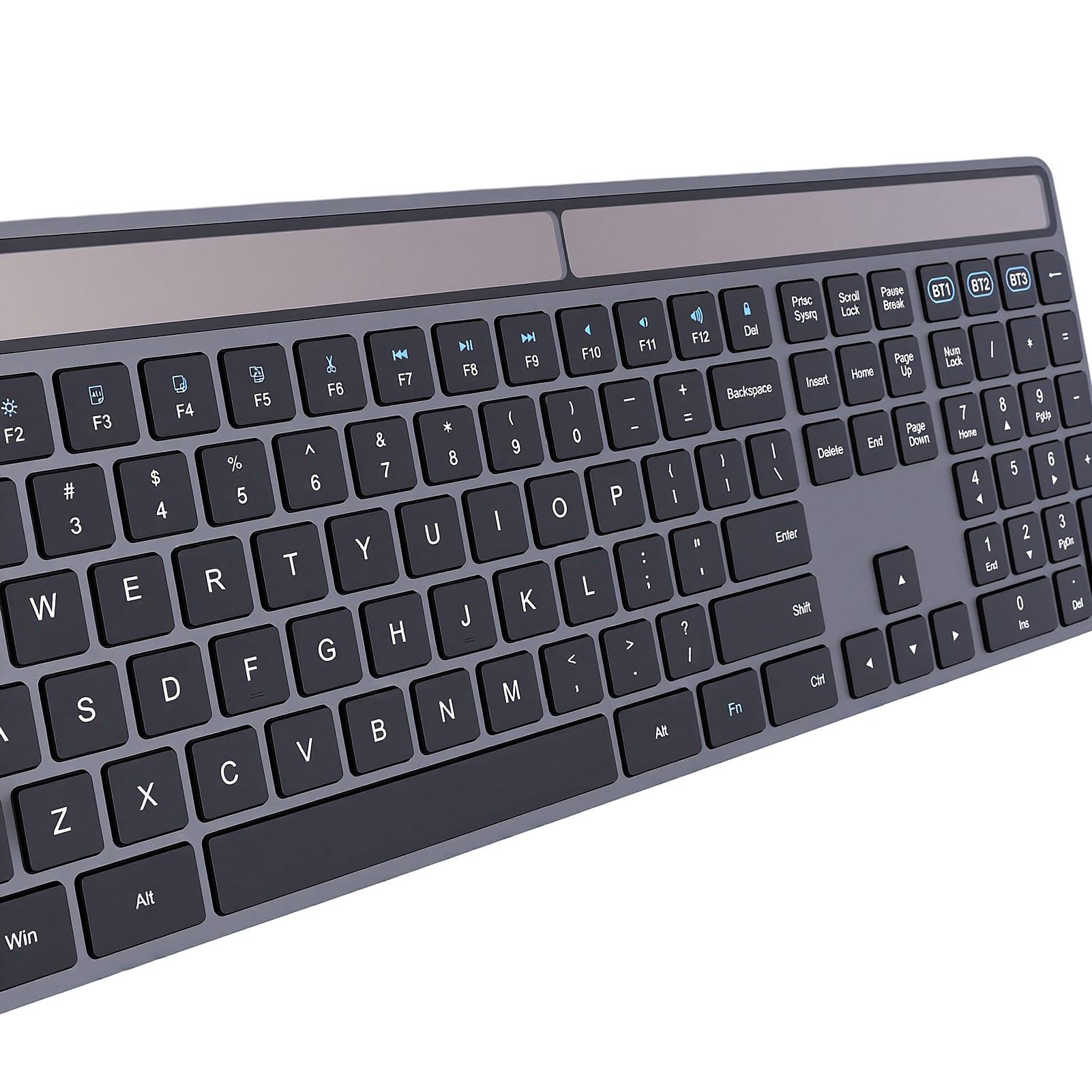 Tastiera Wireless con Ricarica a Luce