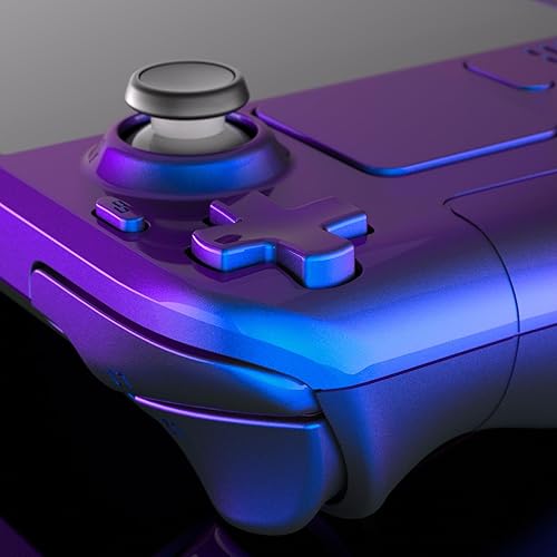 Miniatura 8 de eXtremeRate DIY Full Set Shell with Buttons for Steam Deck LCD, Custom Faceplate Back Plate Replacement Shell for Steam Deck LCD - Chameleon Purple