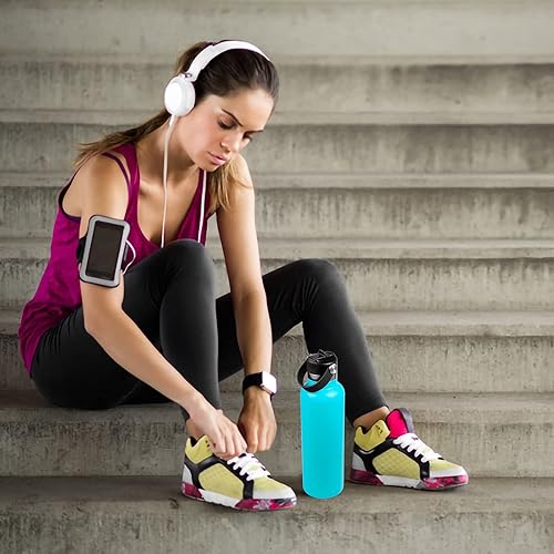 Miniatura 6 de Tapa con popote para boca estándar Hydro Flask, tapa con pajitas para boca estándar Hydroflask de 21 24 onzas, tapa flexible deportiva, accesorios