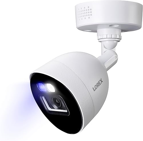 Miniatura 3 de Lorex Cámara de seguridad de bala complementaria con cable para interiorexterior 4K Ultra HD Smart Disuasión CVI, visión nocturna a color, luces LED