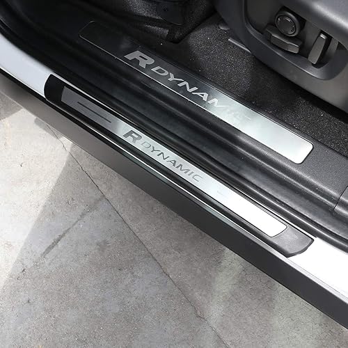 Miniatura 2 de ABS estilo coche exterior puerta Sill desgaste umbral cubierta cubierta para Land Rover Discovery Sport 2020 Auto exterior accesorios (plata)