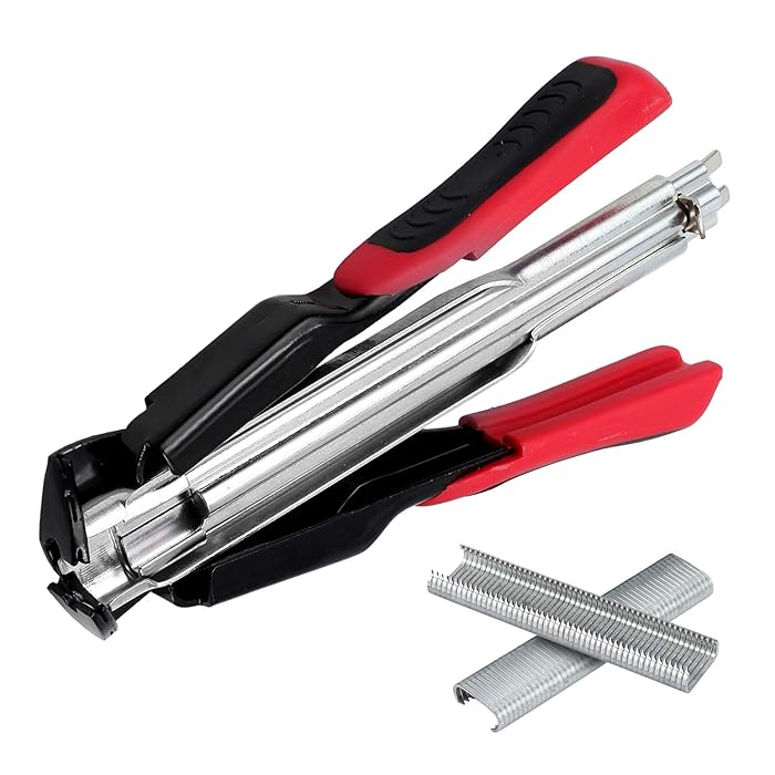 Buy CAMWAY Hog Ring Pliers Automatic Fencing Pliers with 2500pcs Hog