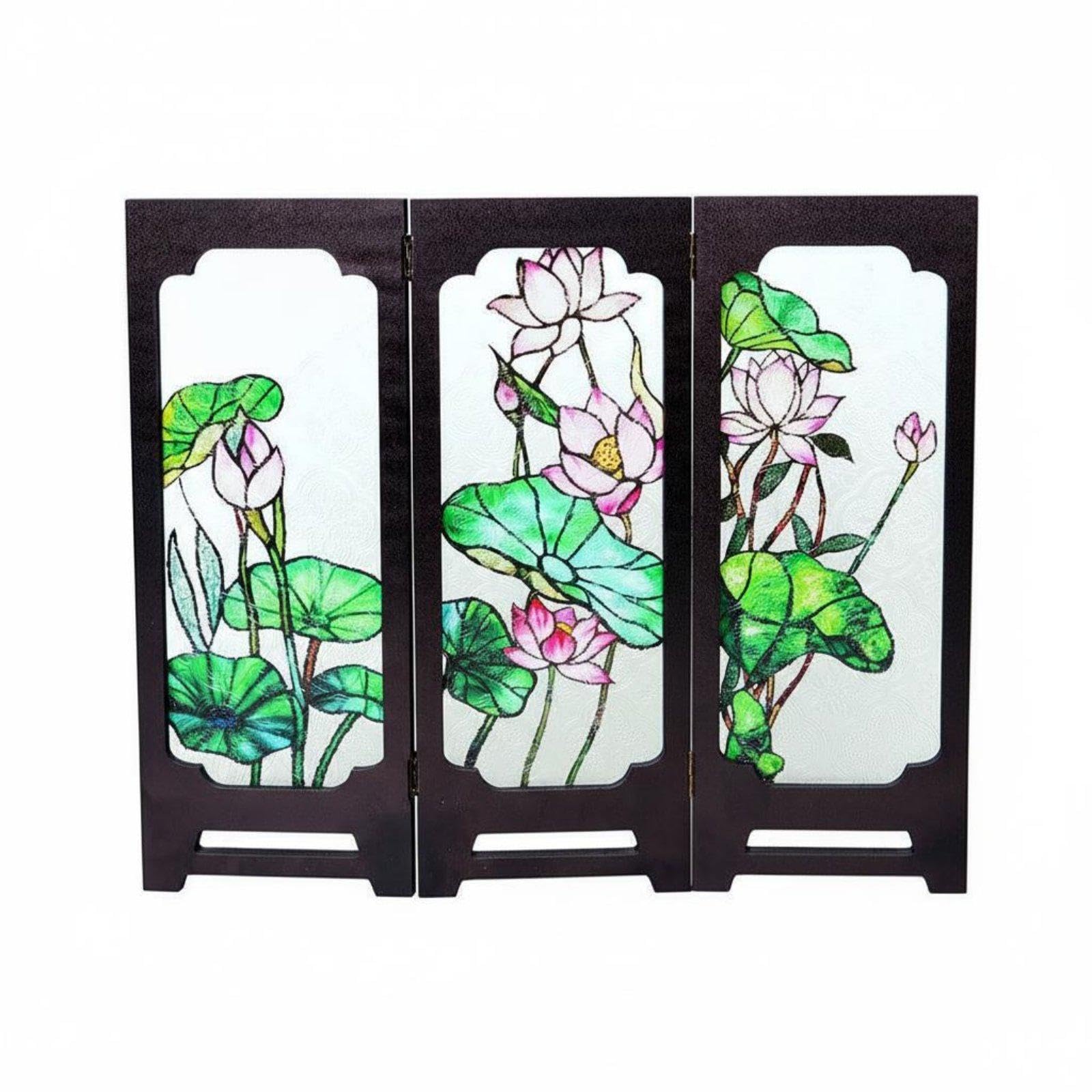 Chinese Style Table Screen Foldable Design Desktop Folding Screen Ornament Space-Saving Chinese Style Panel Divider for Office, Tea Room, Study Pf-xfb001-image-21