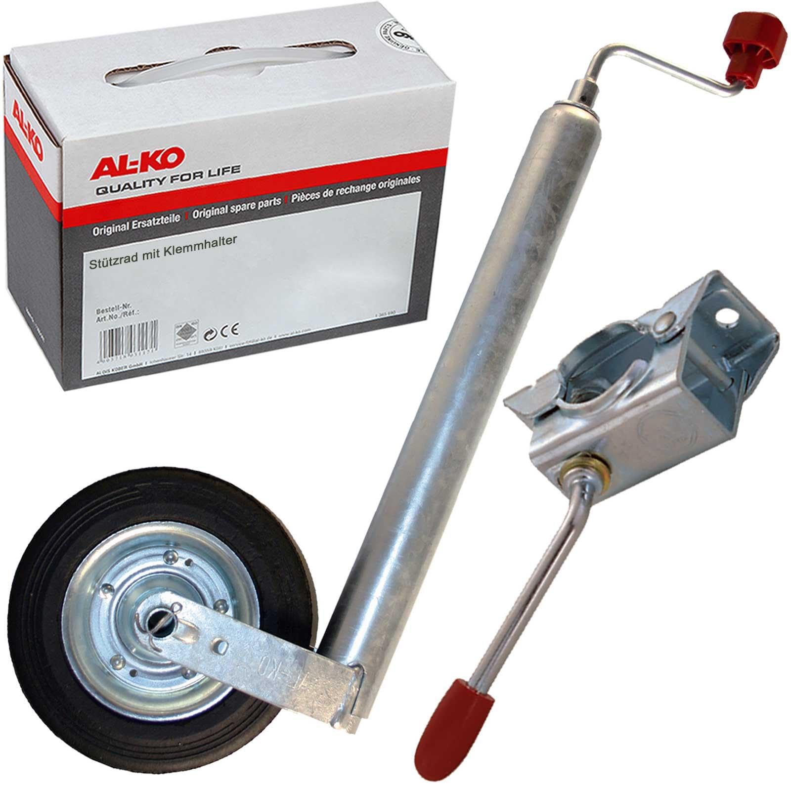 BandelOne enthält Alko AL-KO Stützrad Plus 150 kg 48mm Ø + Klemmschelle Anhänger Wohnwagen