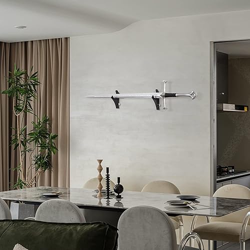 Miniatura 6 de Soporte para sables de luz - Soporte de pared para sable de luz - plexiglás negro - soporte para sable de luz de montaje en pared, montaje en pared