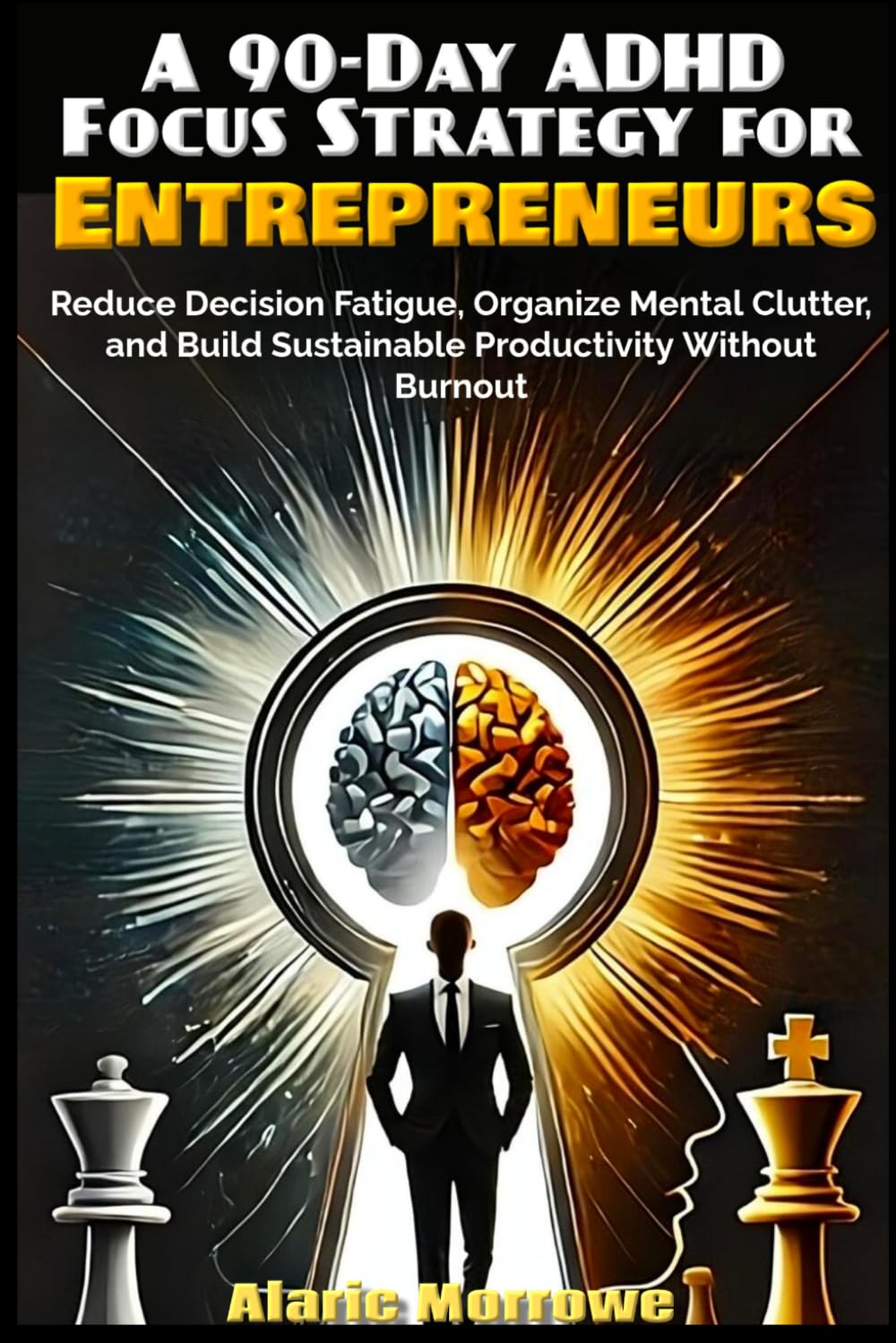 A 90-Day ADHD Focus Strategy for Entrepreneurs: Reduce Decision Fatigue, Organize Mental Clutter, and Build Sustainable Productivity Without Burnout