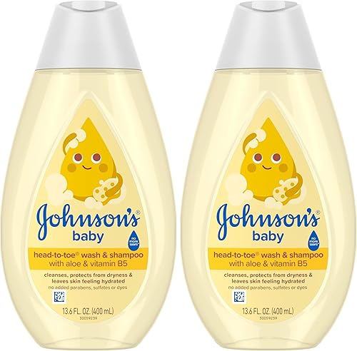 Miniatura 10 de Johnson's Baby Jabón y Champú Suave de la Cabeza a los Pies para Bebé, Sin Lágrimas y Hipoalergénico para Piel y Cabello Sensible del Recién Nacido