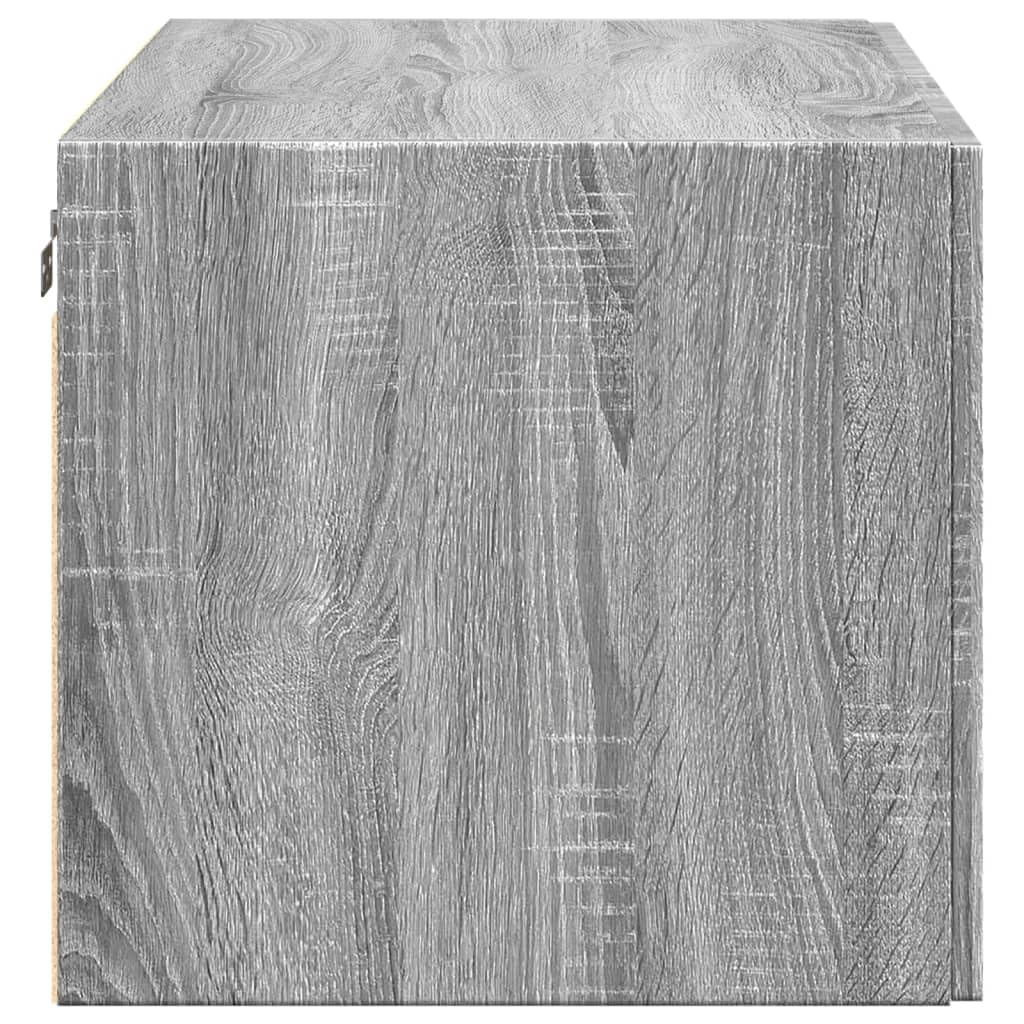 Armadio da parete grigio Sonoma, 80 x 42,5 x 40 cm, in legno