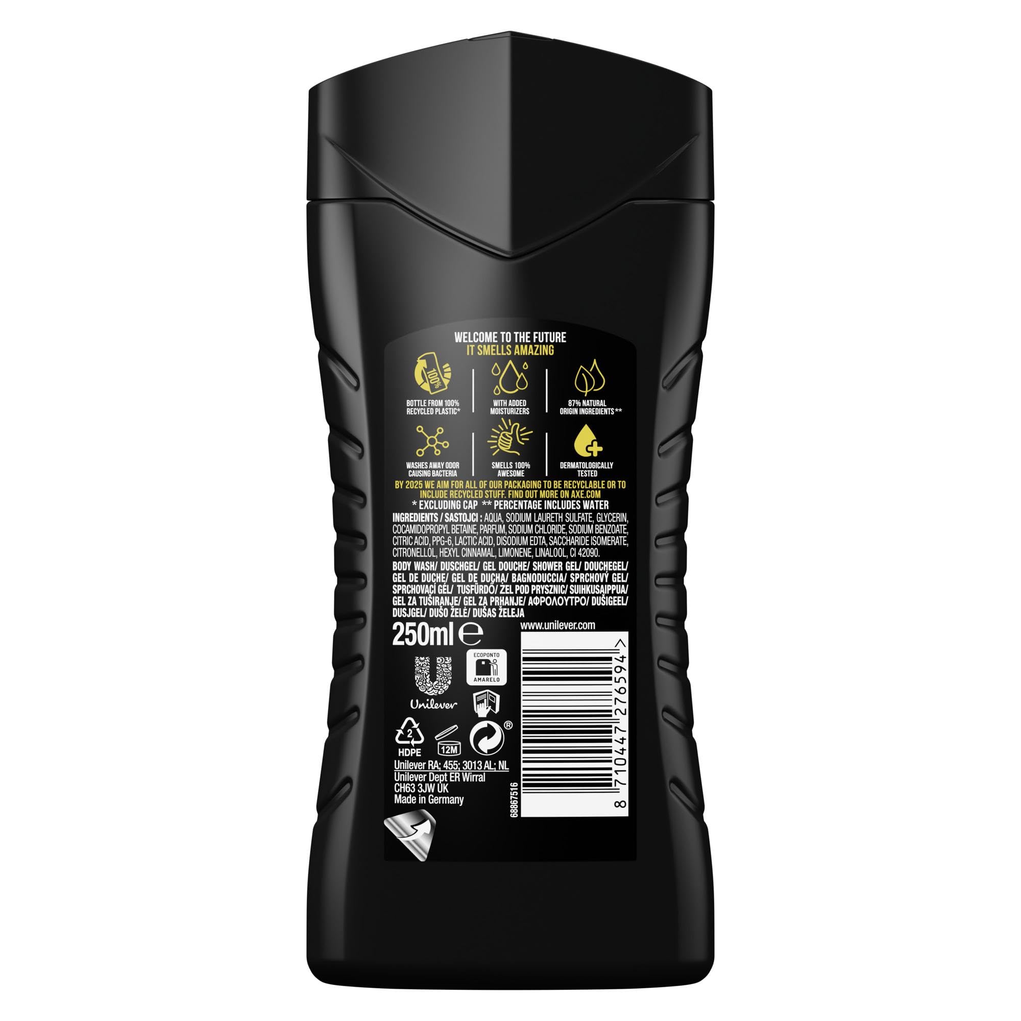 Axe 3-in-1 Duschgel & Shampoo Alaska für langanhaltende Frische und Duft nach der Dusche dermatologisch getestet 250 ml – Ansicht 2