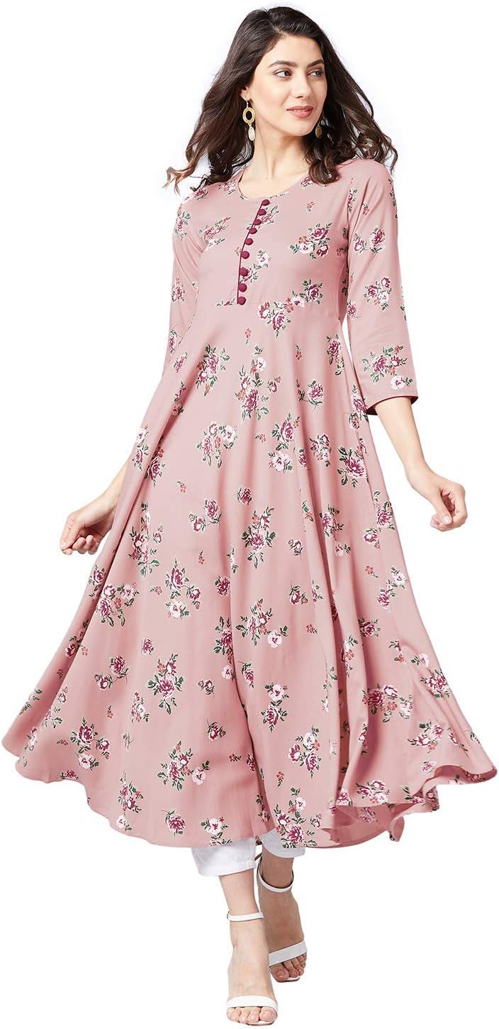 Tissu Women's Viscose Regular Kurta